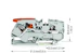 wago Terminal block, 2-conductor lever and push-in, 16, gray