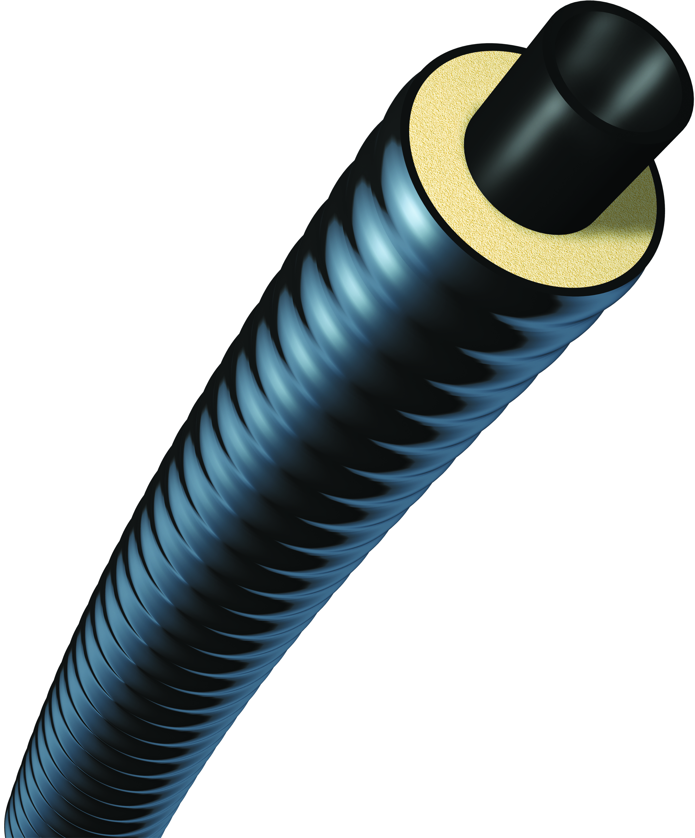cpe-polarflex Polarflex kallvattenrör 25 / 76 med värmekabel