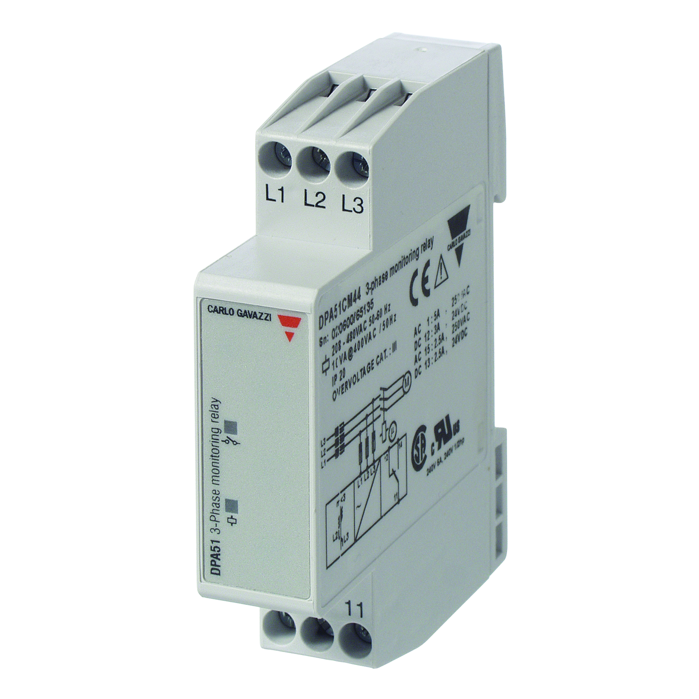 carlo gavazzi Fasefølge- fasebrudd rele