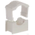 veslok Pipe clamp single veslok 12-22mm white 12 pcs