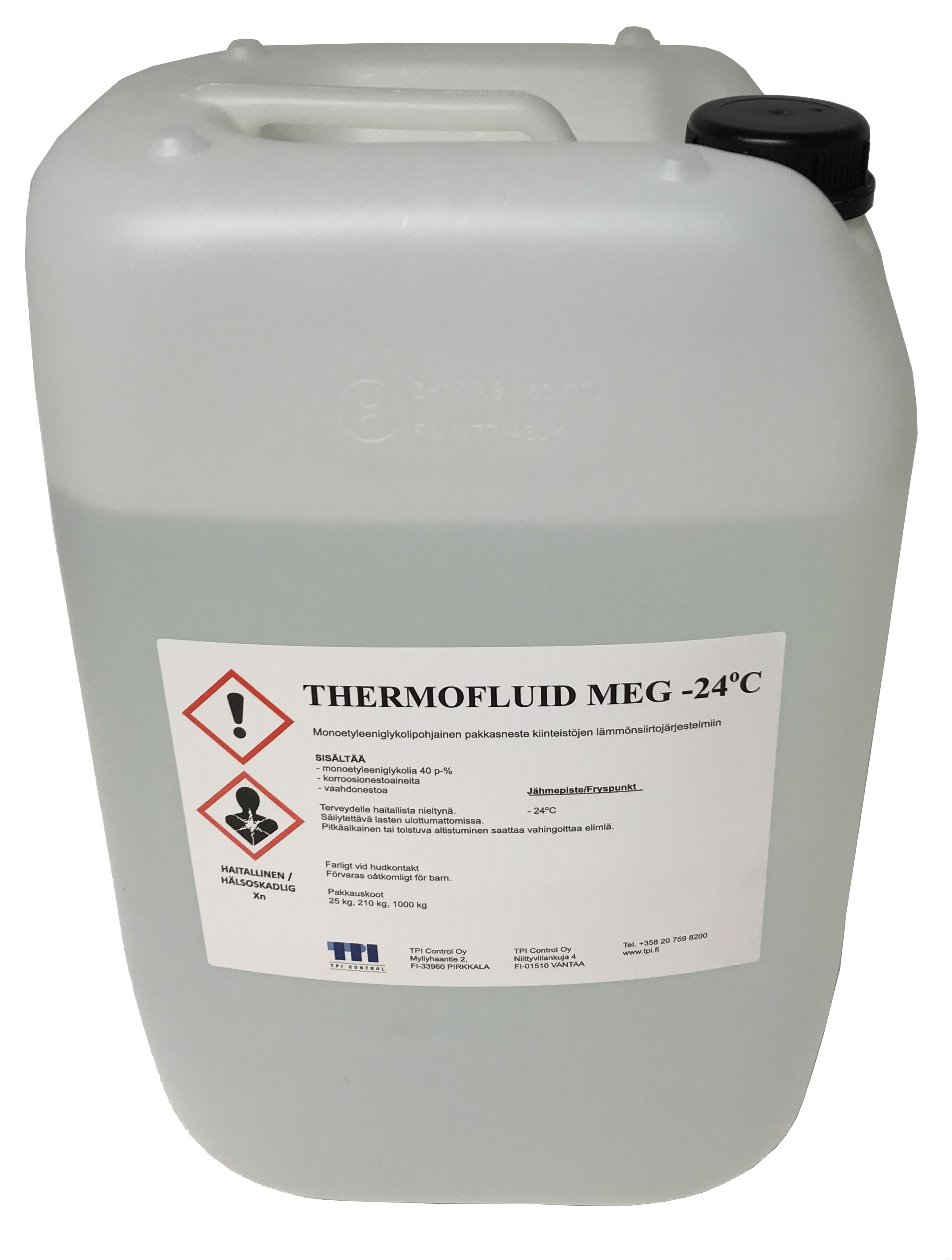 undefined Lämmönsiirtoneste thermofluid etyleeniglykoli 25kg  -24 40%