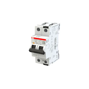 abb smart buildings Circuit breaker s300p 2-pole 1+n c-char. 1.6a