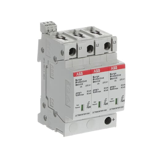 abb smart buildings Överspänningsskydd fastighet ovr t2 3p p ts qs