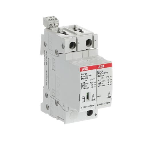 abb smart buildings Överspänningsskydd fastighet ovr t1-t2 1p+n s p ts qs