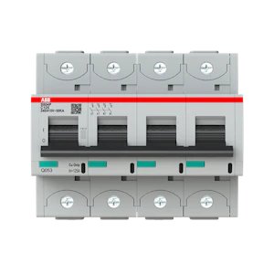 abb Miniature circuit breaker s800 4-poles c-char. 125a
