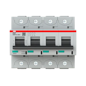 abb Miniature circuit breaker s800 4-poles k-char. 125a