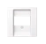 abb Centrumplatta saga center plate, for tele outlet