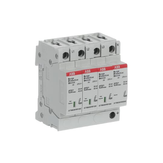 abb smart buildings Överspänningsskydd fastighet ovr t2 3p+n p qs