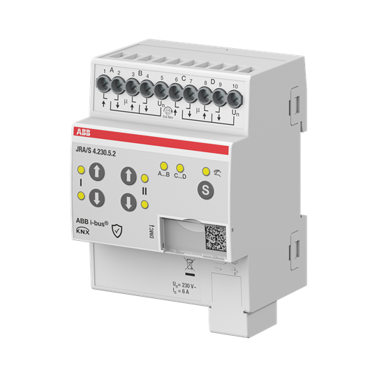 LÄHTÖYKSIKKÖ VERHO KNX  ABB VERHOLÄHTÖ 4x6A 230VAC T