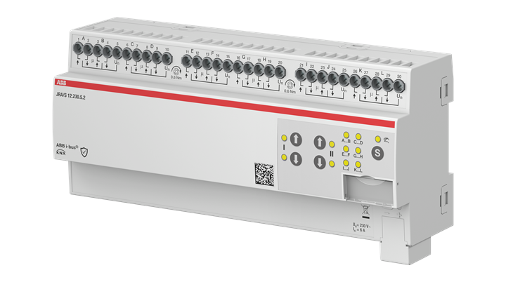 LÄHTÖYKSIKKÖ VERHO KNX  ABB VERHOLÄHTÖ 12x6A 230VAC T