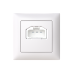 LIGHTING OUTLET SAGA DCL WALL OUTLET, 85X85 MM, WHI