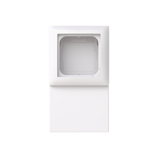 abb Surface mounted enclosure saga 1-gang, lath installation, whi