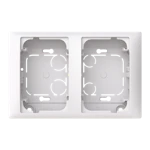 SURFACE MOUNTED ENCLOSURE SAGA 1-GANG, 54/80MM, WHITE