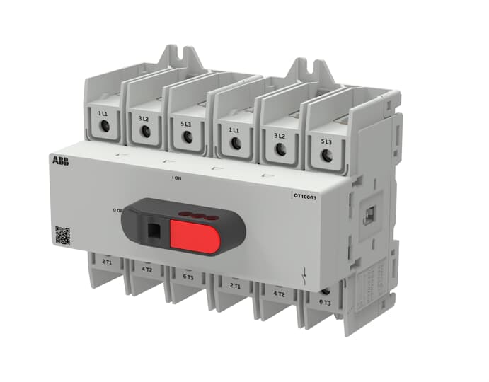 LOAD BREAK SWITCH OT PLUS 6 POLES 100A 690V AC-22A