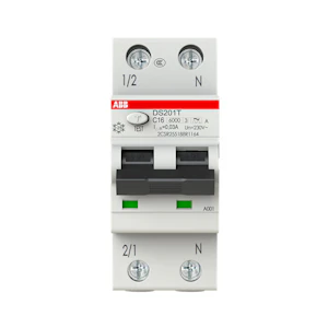 abb smart buildings Vikavirtajohdonsuojakatk ds200 ds201tc16a30 2p c 16a 30ma