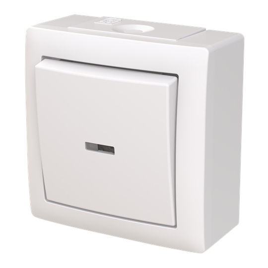 abb Painike saga 6-painike pinta-asennus ip44