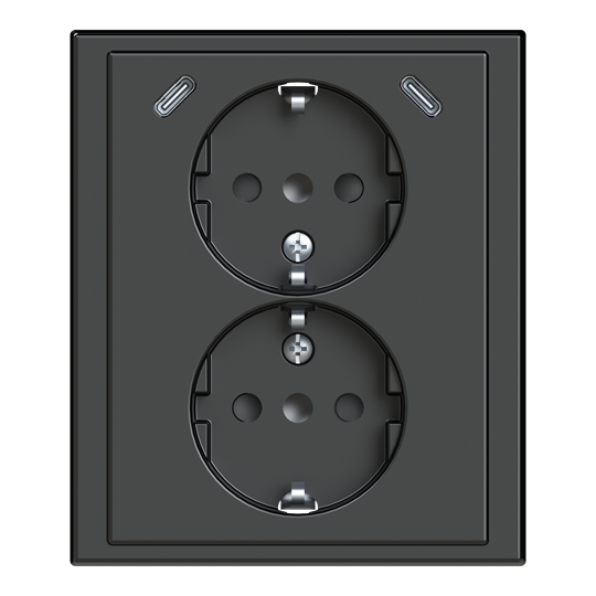 SOCKET OUTLET W USB IMPRESSIVO SOCKET OUTLET W USB