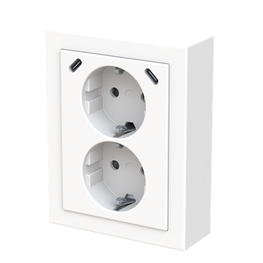 PISTORASIA IMPRESSIVO 2S/16A/IP21 PPJ USB C C VAL