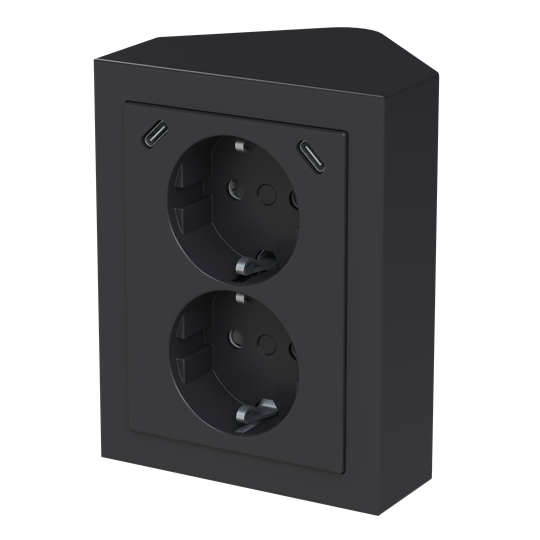 SOCKET OUTLET W USB IMPRESSIVO SOCKET OUTLET W USB