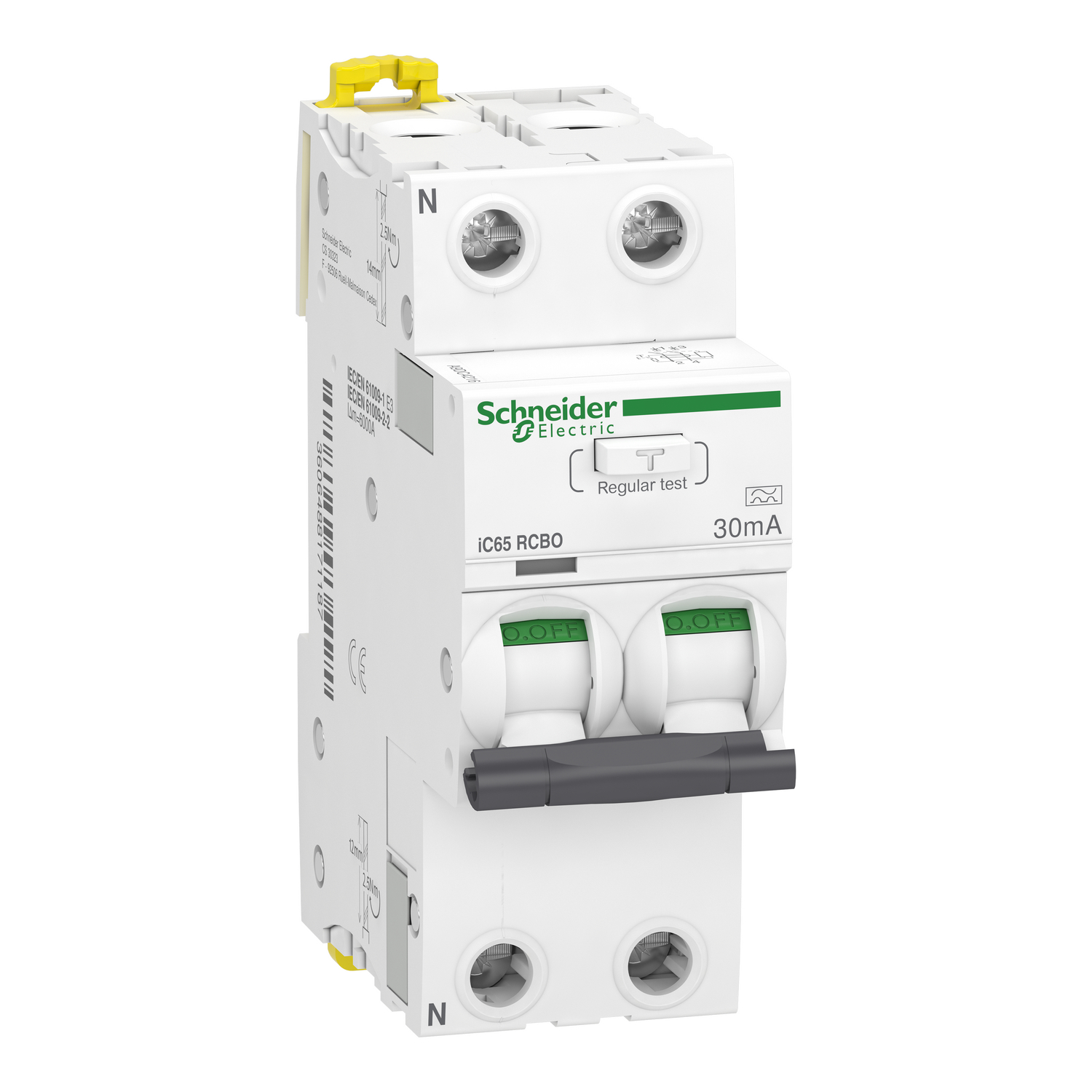 Acti9 iC65 RCBO 2P C 16A 30mA