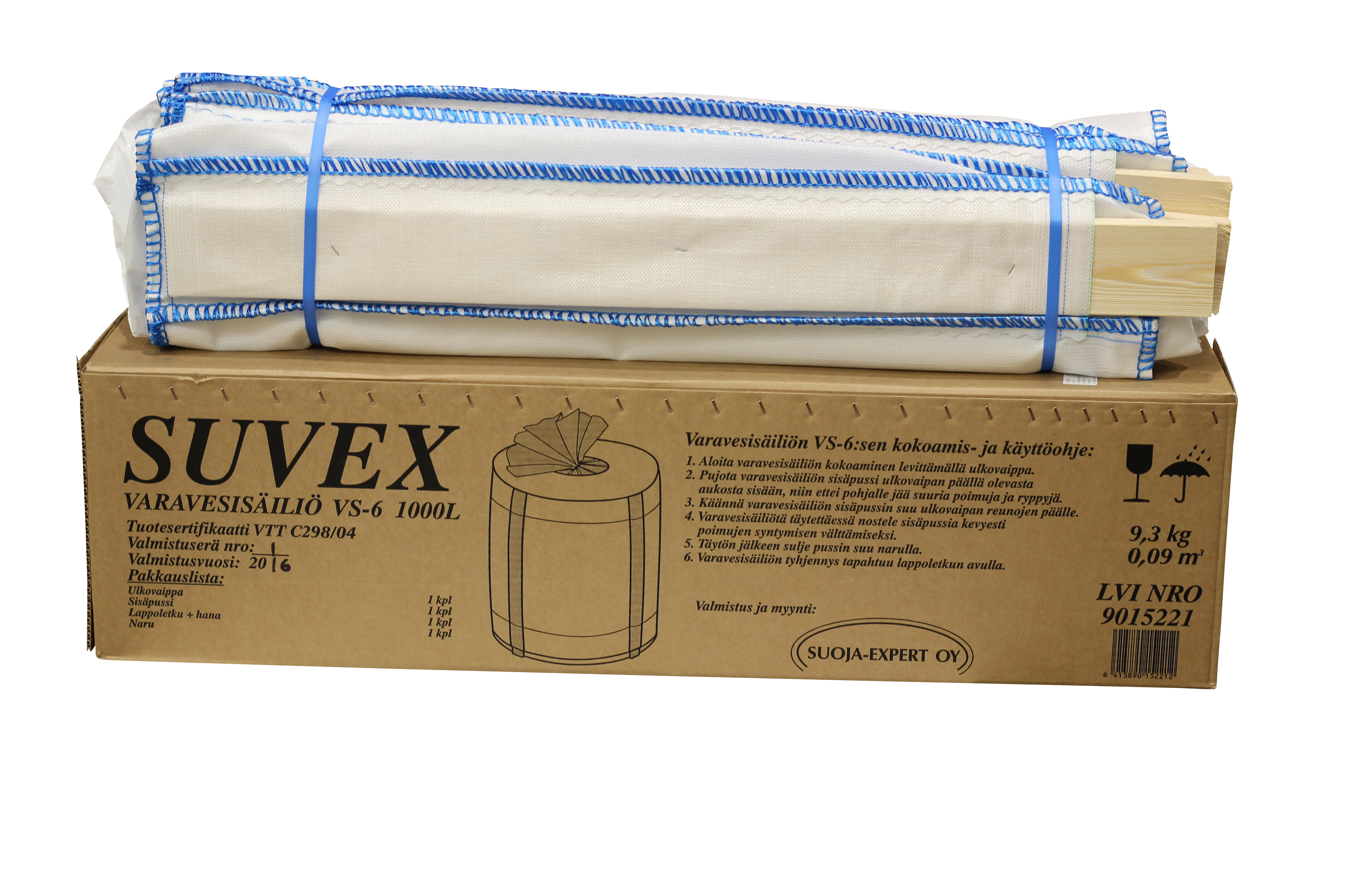 suoja-expert Spare water tank suvex 1000l