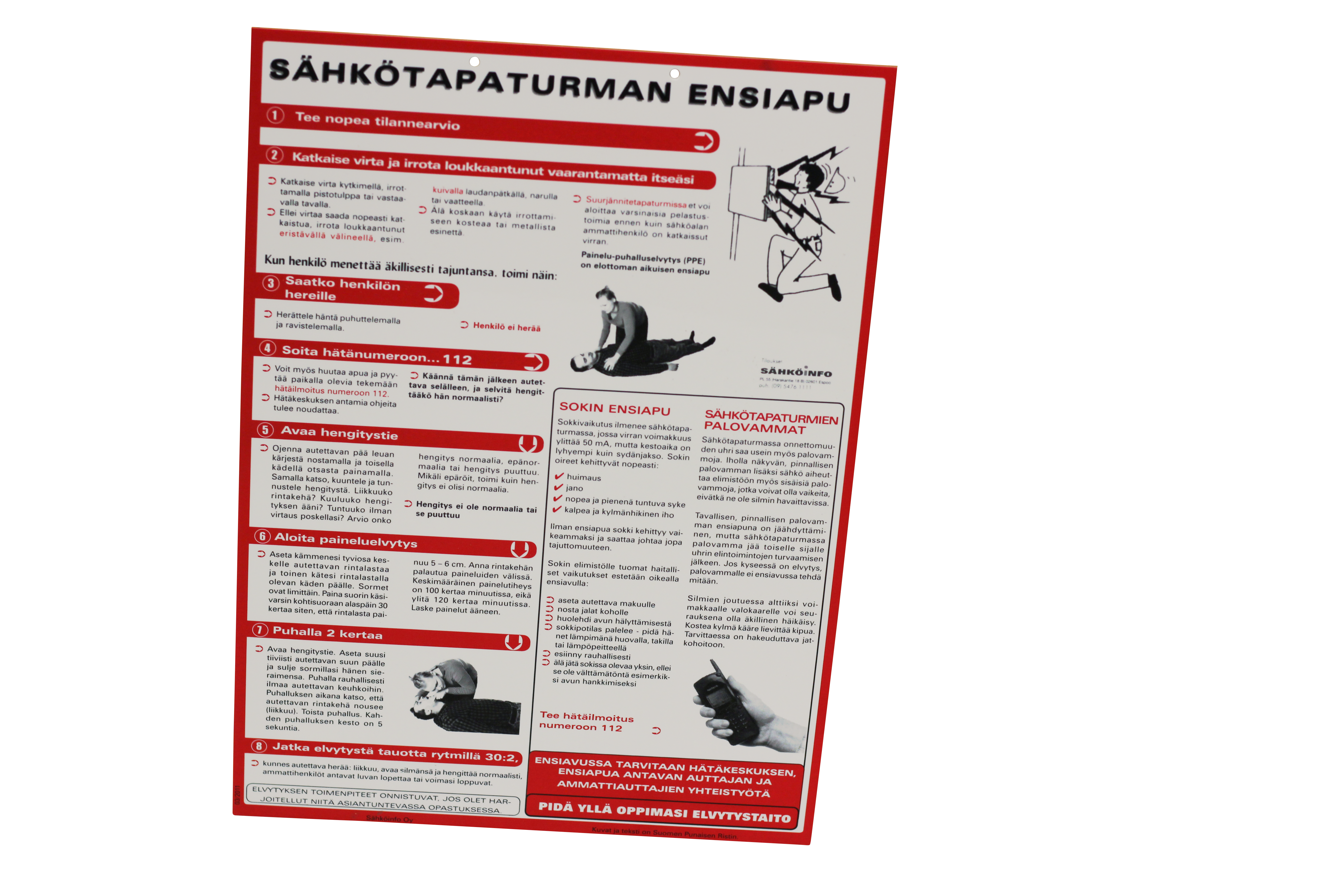 INFORMATIONSSKYLT SÄHKÖTAPAT. SATT. FI
