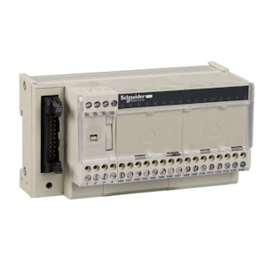 schneider electric 16 i/o,1 term, led abe7h16r11