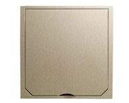 FLOOR OUTLET COVER BRASS 1632