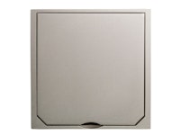 FLOOR OUTLET COVER PLATINIUM 1632