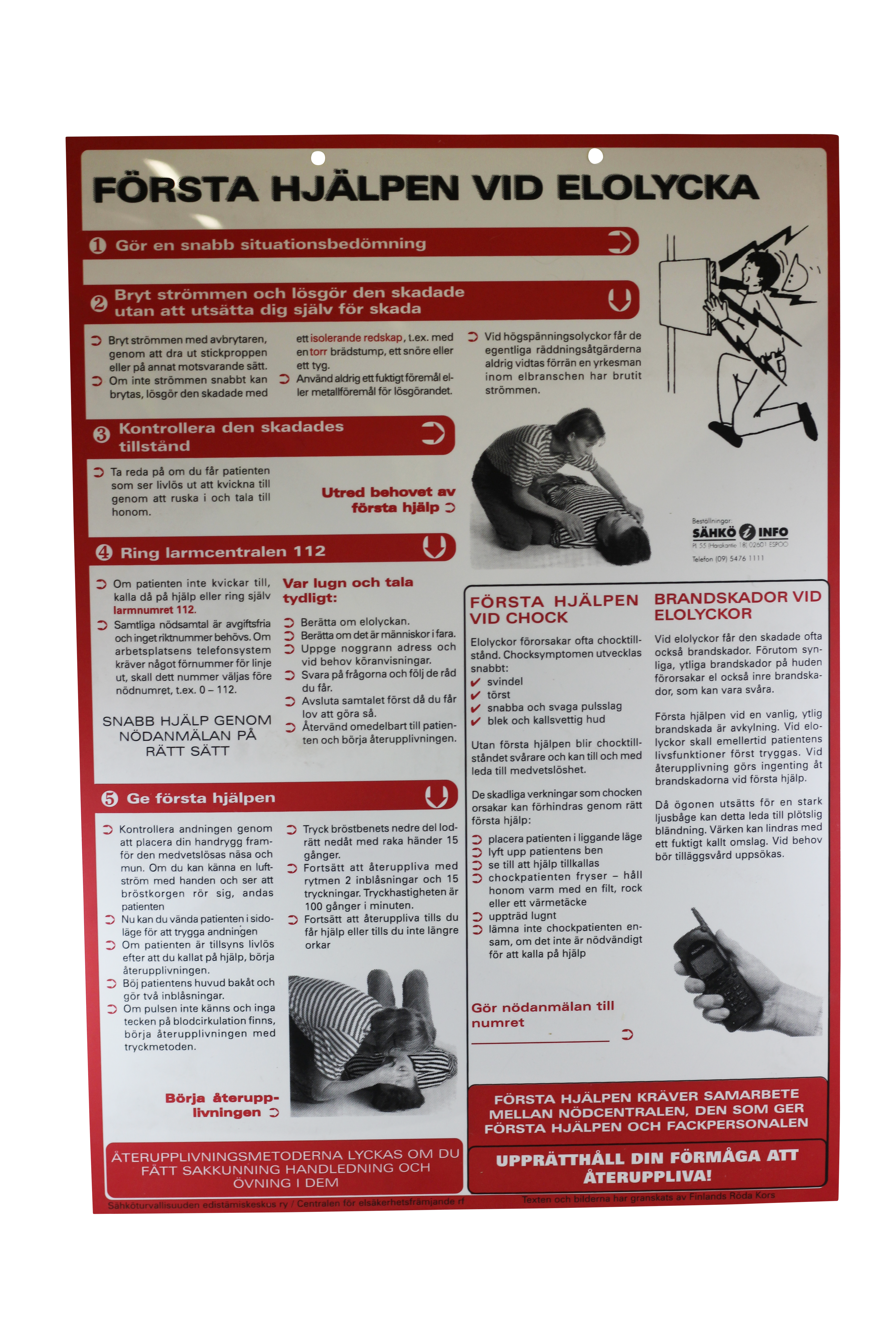 INFORMATIONSSKYLT SÄHKÖTAPAT. SATT. SE