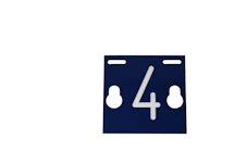 MERKINTÄKILPI LÄHDÖN NUMEROKILPI 4