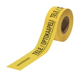 WARNING TAPE TELE CABLE 75x0,1mm 500m YELLOW