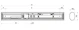 ensto Work point luminaire alh12014 t5 14w, grey