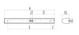 ensto Universal luminaire 1x14w t5 letka opal diffuser