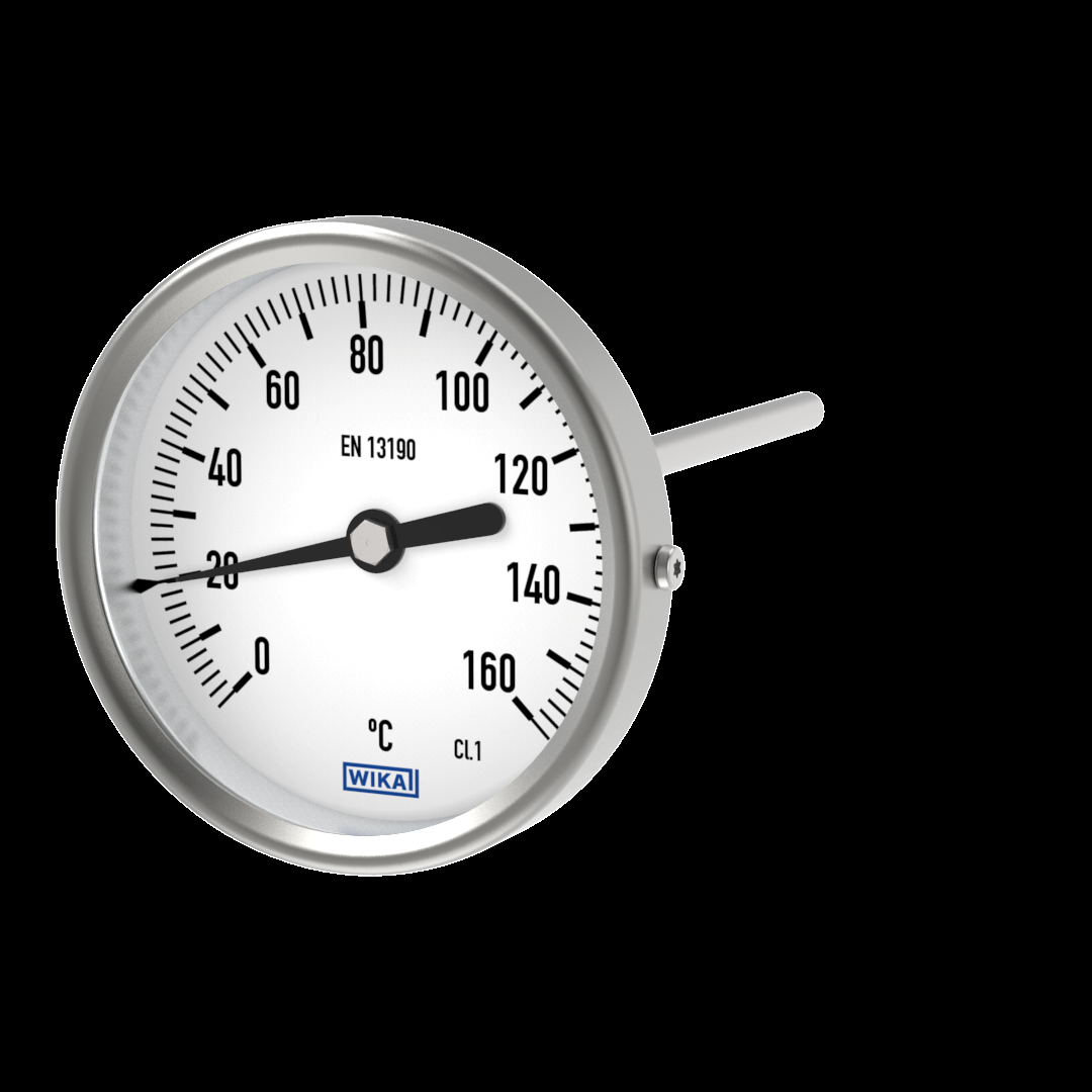 wika Thermometer 0-160c r1/4 l=63/6 wika a52