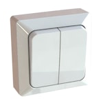 SURFACE TYPE WALL SWITCH OPAL 5/16A/250V/ WHITE IP20