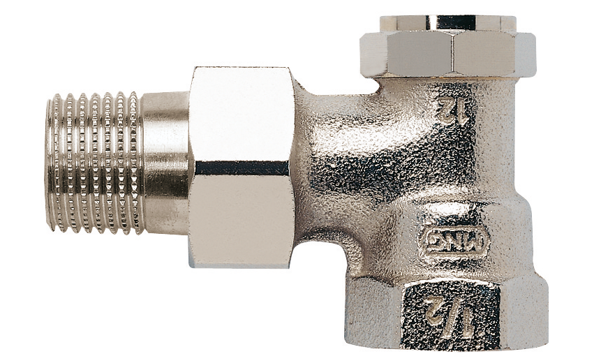 RETURVENTIL VINKEL HONEYWELL 3/8 MED NIPPEL KVS 1,7