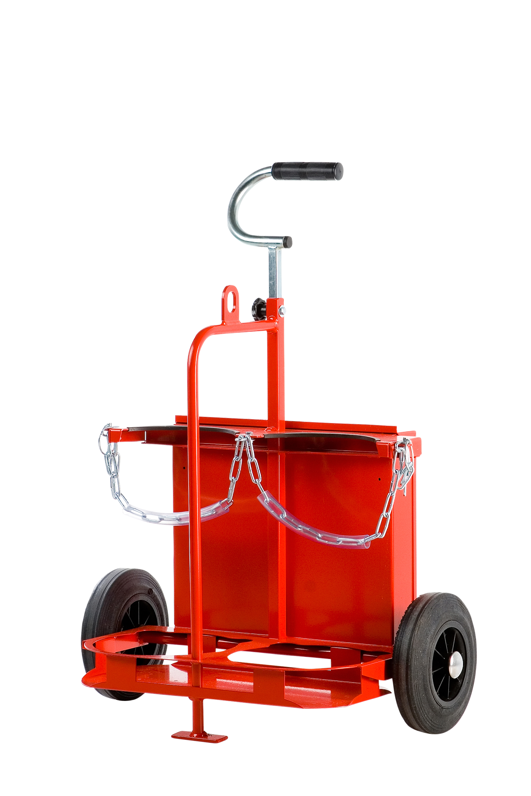 c-trolley Släckare kärra 2 x 6kg massiv hjul