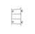 oras Towel rail water oras 583110 400x600/4 chrome