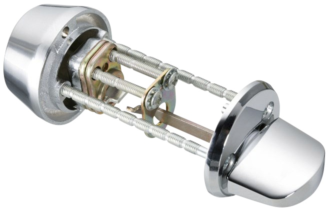 abloy Låsinsats och vred abloy cy001 borstad mässing
