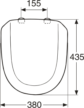 ido Wc-sits med lock ido 9126022001 trevi vit