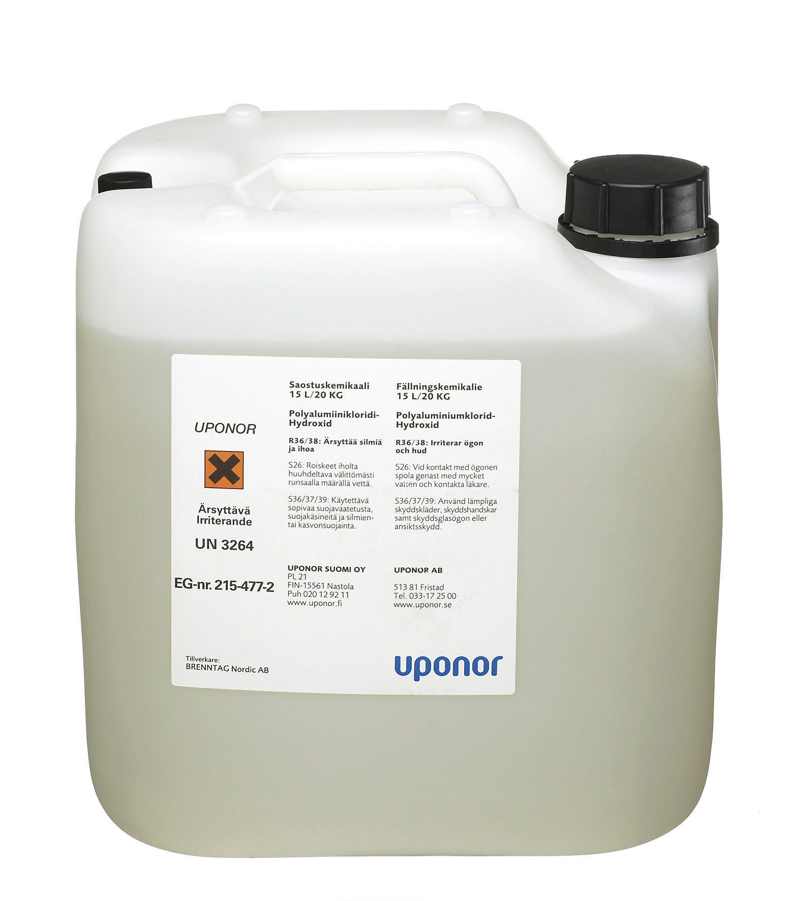 uponor Flocculation chemical uponor 15l polyaluminium chloride