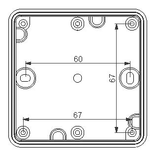 abb Junction box ip65 black ap9mp