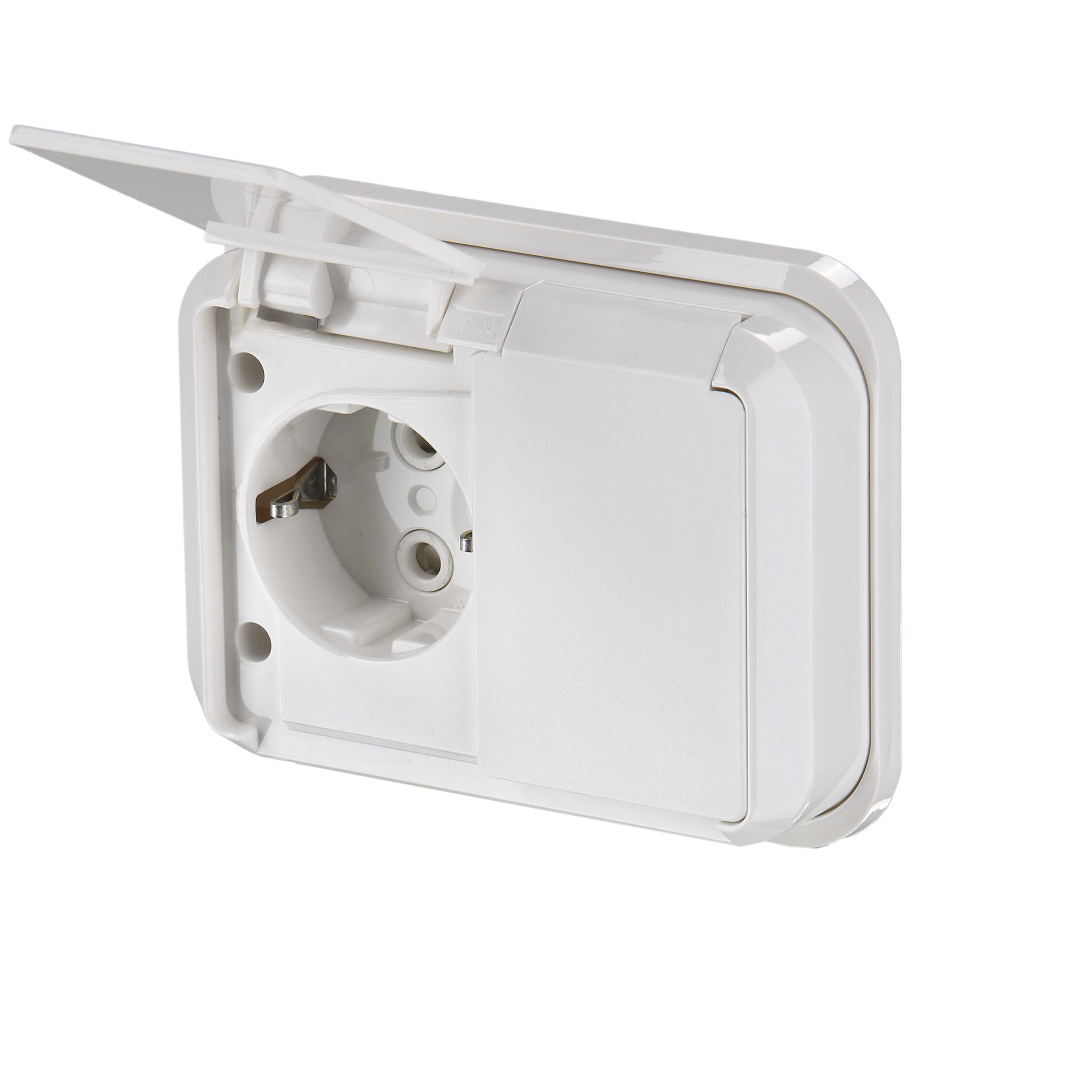 abb Stickontakt med jord 2-vägs ip44 302eugp