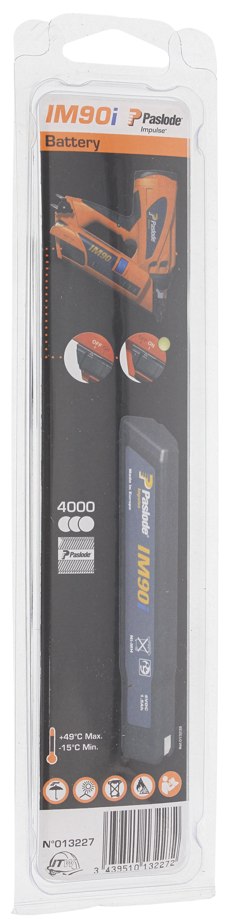 paslode Vara-akku paslode 6v nimh im90i/ im100i/ ppn50i