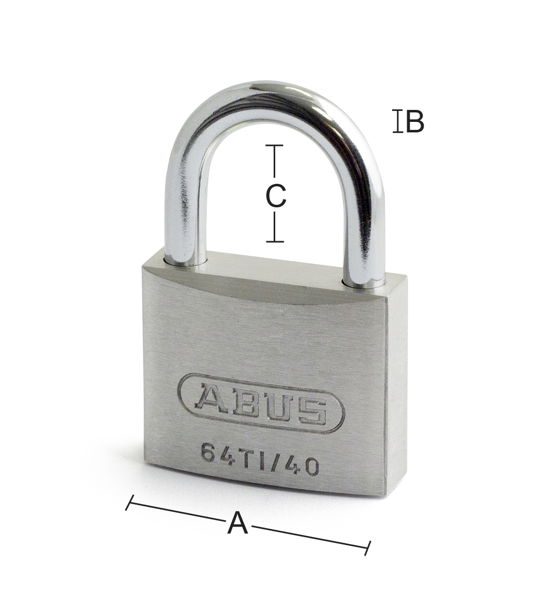 abus Hänglås abus 64ti/50 hb80