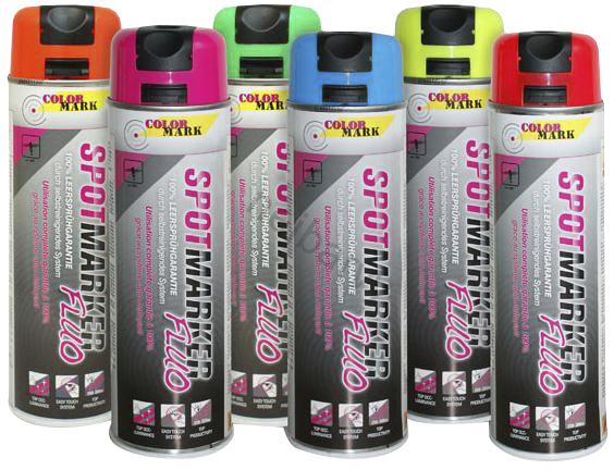 undefined Merkkausmaali colormark 500ml spotmarker fluori punainen