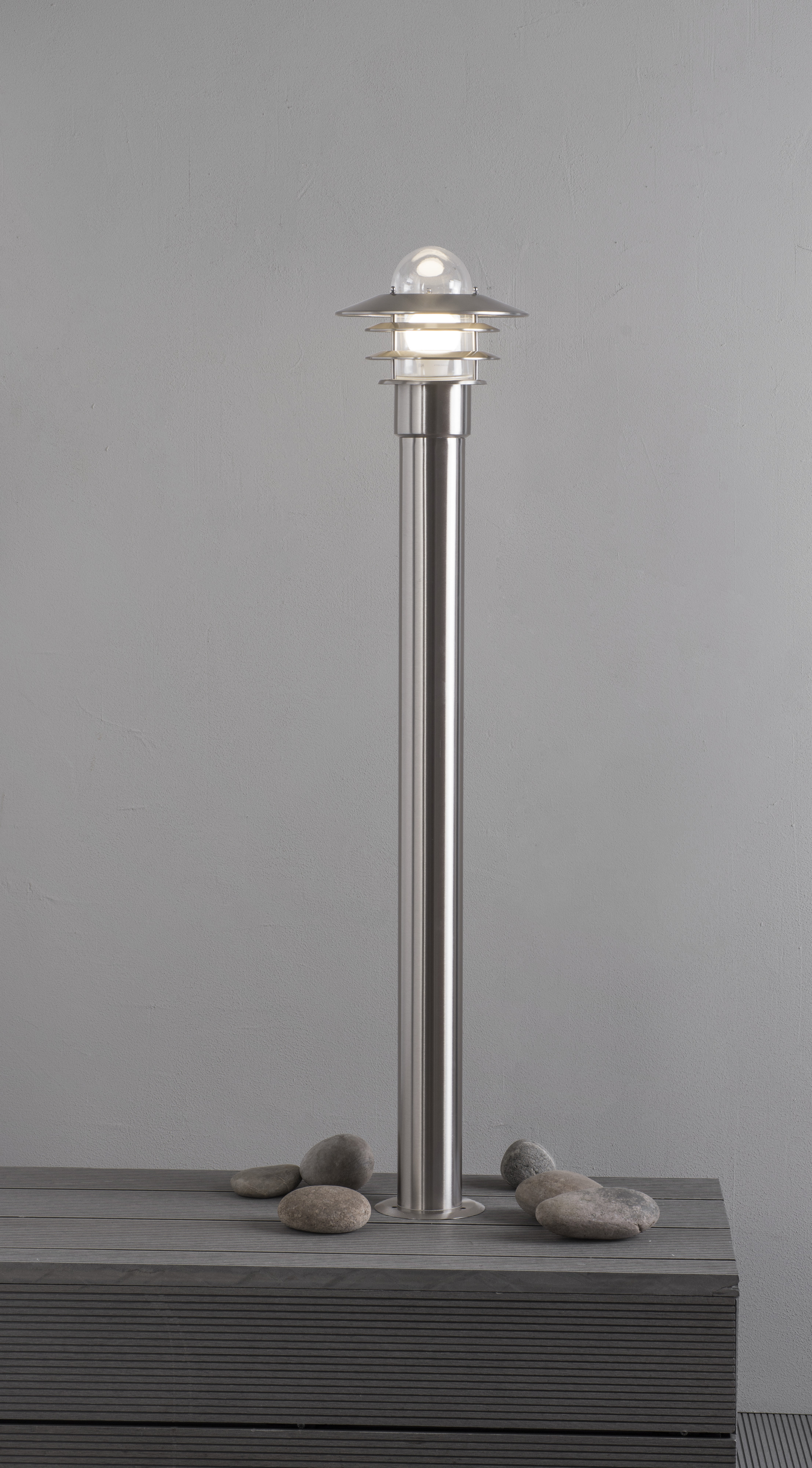 airam Käpylä bollard pihapiirival ip44 e27 glc rst h1100
