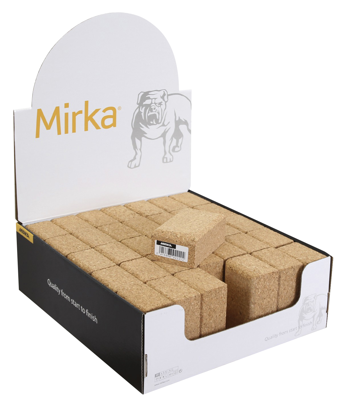 mirka Handslipstöd mirka kork 100x60x40mm