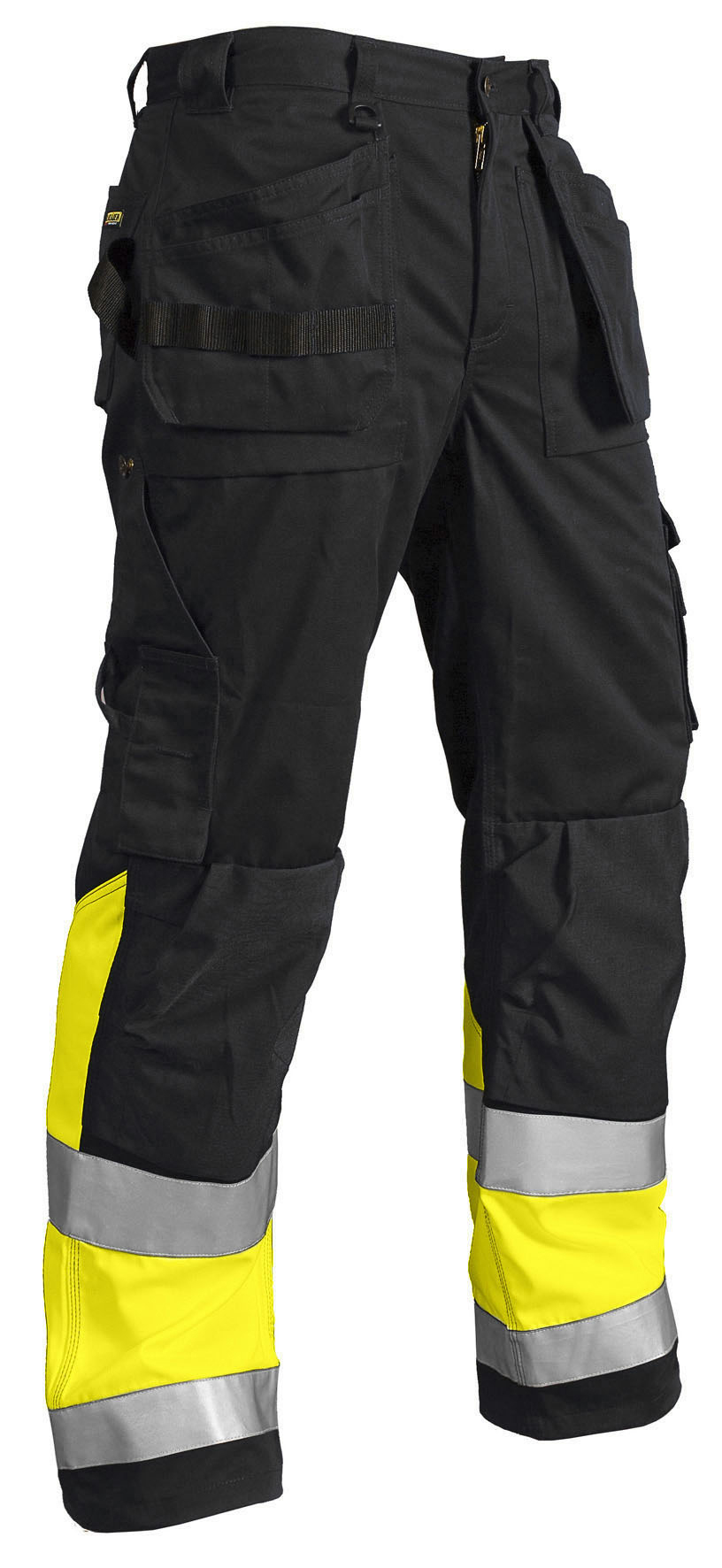 blåkläder Riipputaskuhousut blåkläder koko c44 musta/keltainen